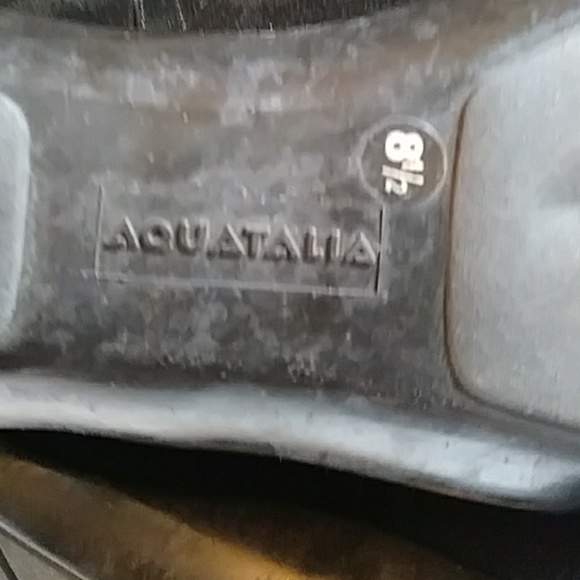 Aquatalia black suede wedge boot-sz 8 1/2 - Picture 6 of 6